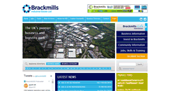 Desktop Screenshot of brackmillsindustrialestate.co.uk