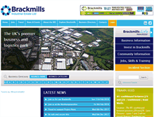Tablet Screenshot of brackmillsindustrialestate.co.uk